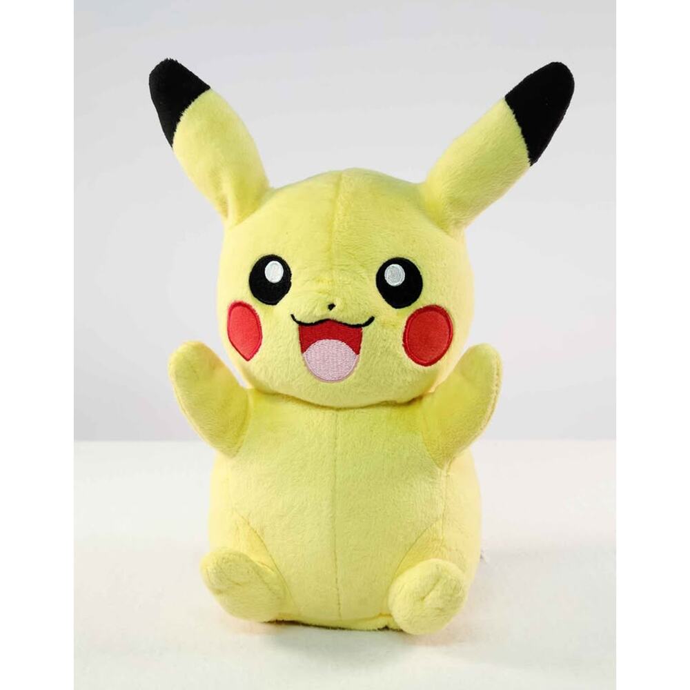 Tomy Pokemon Pikachu Talking Plus Cheeks Light Up And Ears Move Plush Toy